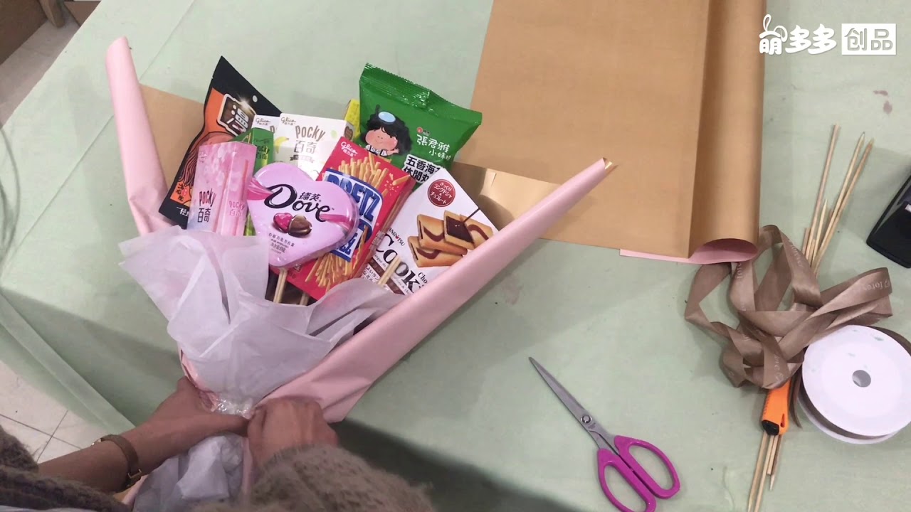 萌多多diy花束教程 十二 Youtube 萌多多diy花束教程 十二 Youtube