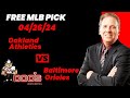 MLB Picks and Predictions - Oakland Athletics vs Baltimore Orioles, 4/26/24 Free Best Bets & Odds