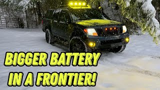 Nissan Frontier Battery Upgrade (More Power for Accessories!)