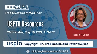 Livestream Webinar: USPTO Resources
