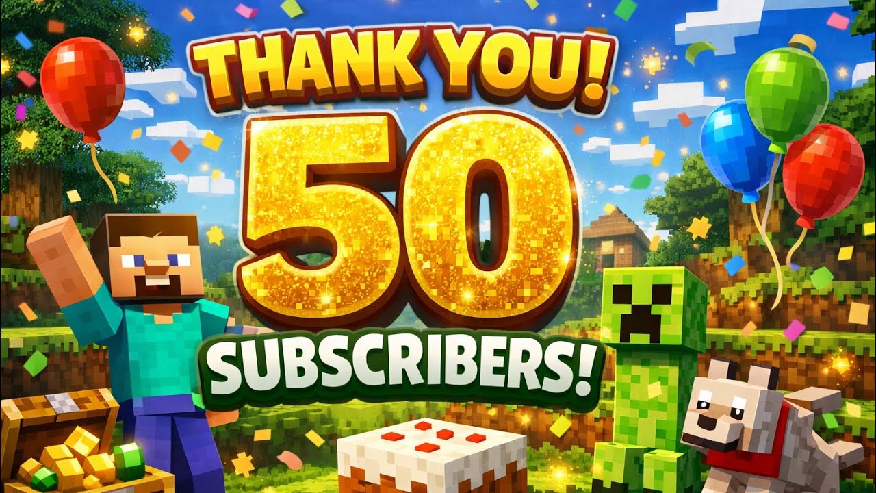 THANKS FOR 5️⃣0️⃣❗️SUBSCRIBERS 