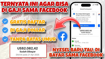CARA AMPUH HASILKAN UANG DARI FB PRO TERBARU 2025 |CARA DAPAT UANG DI FACEBOOK!*Astaga Gampang Bgt!