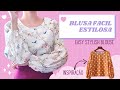 BLUSA FACIL MANGA FRANZIDA/BALONE - INICIANTE │VIVIANE PRATES