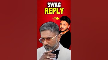 Honey Singh SWAGE REPLY to raftaar & badshah! #shorts