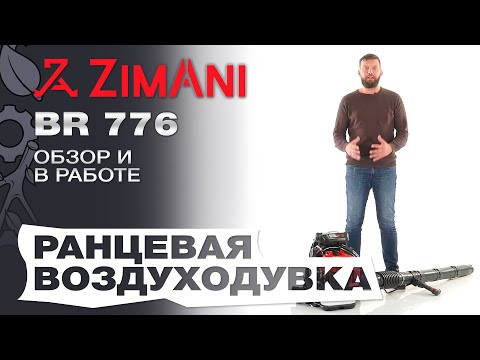 Обзор на ранцевую воздуходувку бензиновую ZimAni BR 776