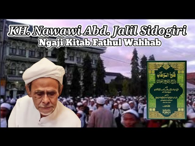 KH. Nawawi Abd. Jalil Sidogiri Ngaji kitab Fathul Wahhab class=