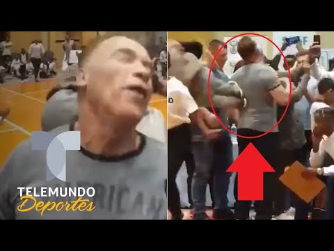 Terminator 'Terminado': Atacan a Arnold Schwarzenegger en la espalda | Telemundo Deportes