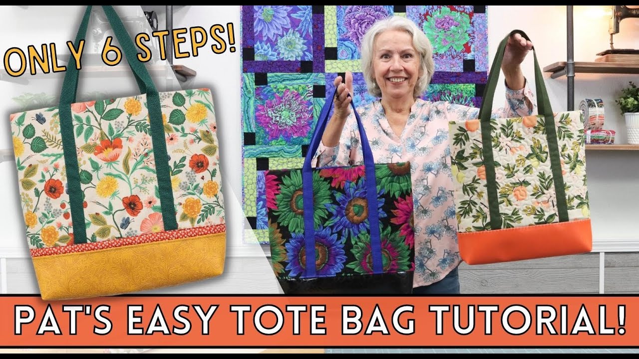 50 Quilted Tote Bag Patterns – Quilting