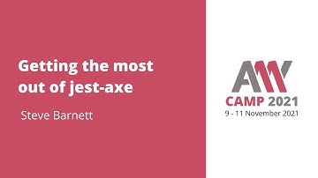Steve Barnett - Getting the most out of jest-axe