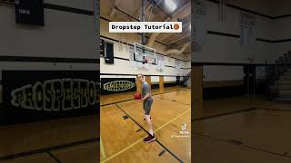 Drop step tutorial #basketball #bball #nba #ballislife #hooper #hoops #basketballtraining
