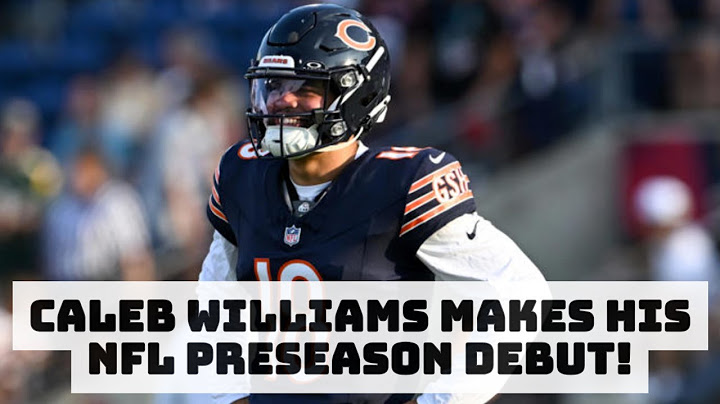 REACTION To Caleb Williams Making His NFL Preseason Debut!
