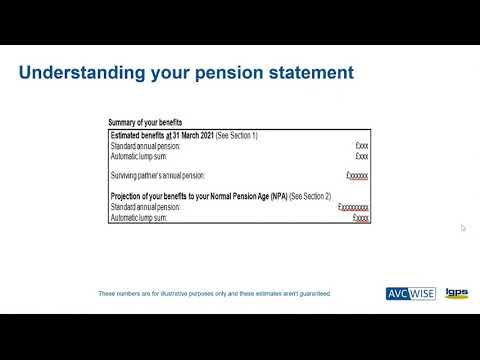 West Sussex Pension Fund - What does you pension statement tell you?