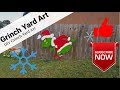 Grinch  yard art  diy  how the grinch stole christmas  pdf