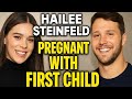 Hailee Steinfeld Pregnant With First Child as Fans Celebrate Baby News With Josh Allen  #hailee 