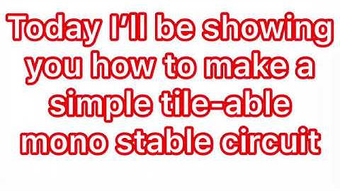 Simple Monostable circuit for Minecraft Bedrock