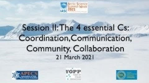 ASSW 2021: Joint APECS / YOPP / YESS Workshop - Session 2