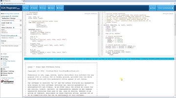 Verilog Synthesis on EDA Playground (1 of 2)