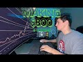 Making 800 dollars with the team