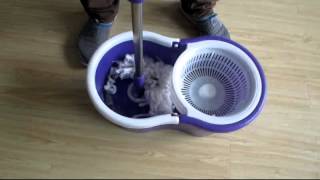 hand press spin mop without foot pedal