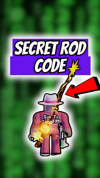 SECRET ROD CODE IN FISCH #fisch #roblox #fischroblox