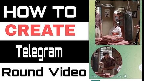 How To create Telegram Round Video or Video Note Message |Telegram |Telegram bot |#Kukku akshay