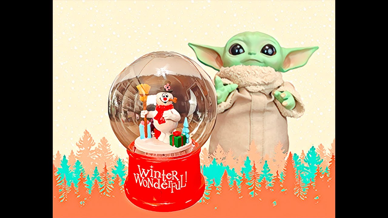Baby Yoda Frosty Snow Globe! ☃️🌐 YouTube