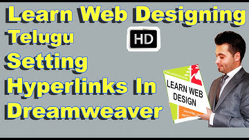 Learn Web Designing in Telugu HD | Setting Hyperlinks In Dreamweaver HD | - Comprint Multimedia