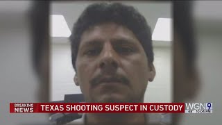 Suspected Texas gunman caught hiding under laundry: sheriff