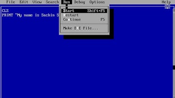 Print Command in Qbasic