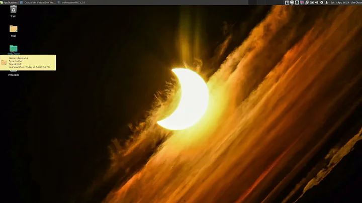 Installing Mac OSX Mavericks in Virtualbox using an unaltered ISO.
