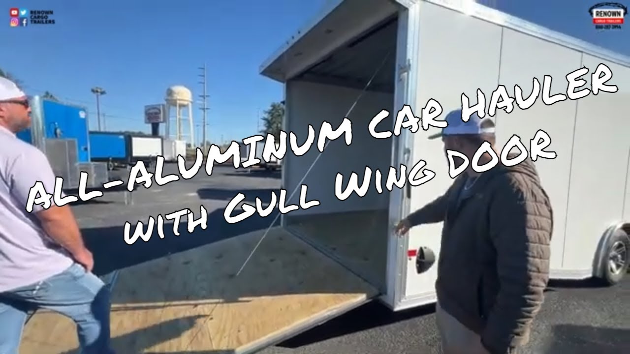 Unveiling Alcom 8.5X32TA: The Ultimate Enclosed Aluminum Trailer - YouTube