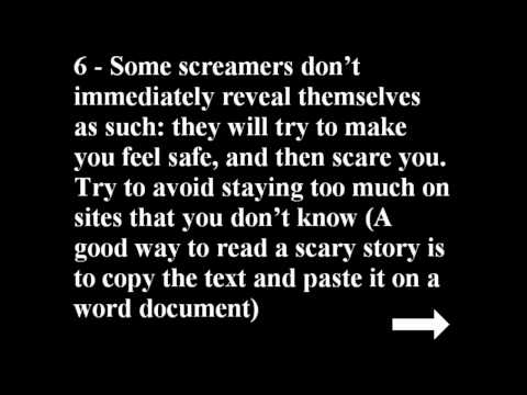 How to avoid scary videos/screamers on the web - Tutorial [Turn on annotations!]