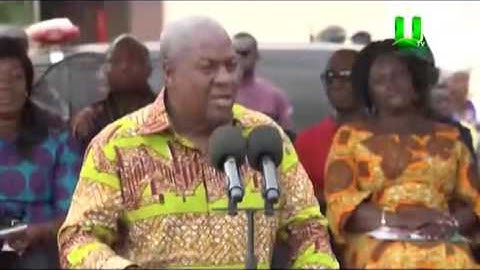 Mahama inaugurates Takrowase Community Day SHS