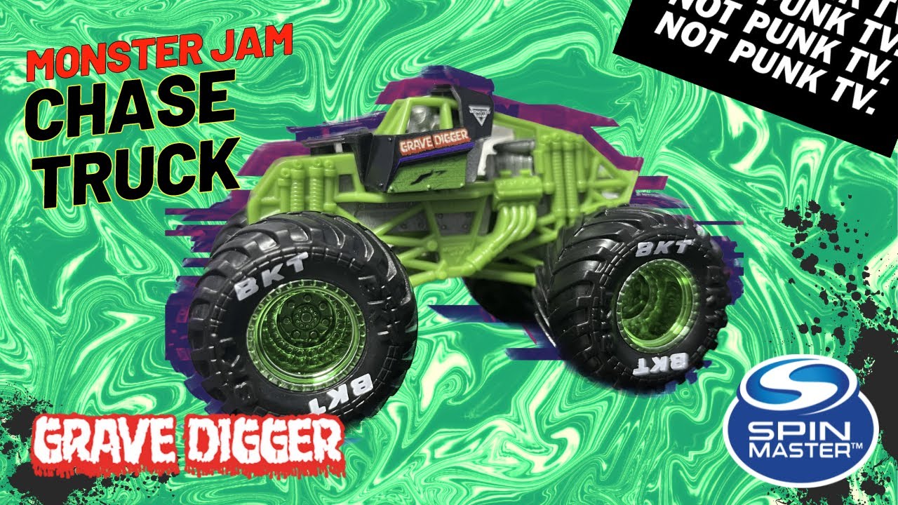 Іграшкова тачка на прокачку або Monster Jam CHASE Grave Digger Training
