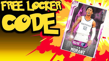 *FREE* PINK DIAMOND JA MORANT LOCKER CODE IN NBA 2K20 MyTEAM