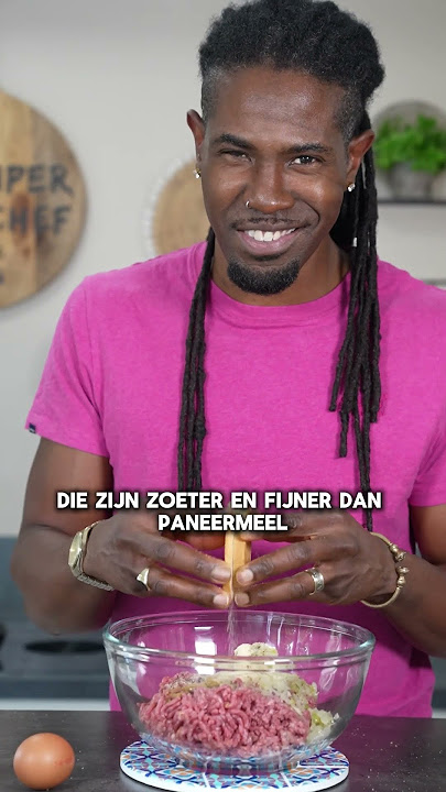 De perfecte gehaktbal maak je zo!  #recept #superdushichef #gehaktbal  #food