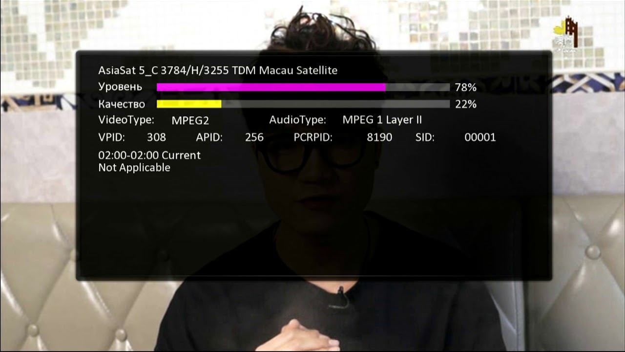 Спутник Asiasat-5, 100.5 гр.в.д. Самый слабый транспондер