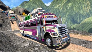 El Autobús Mas | FAMOSO De Guatemala Por Las Carreteras Mas Extremas ATS Mods 1.49
