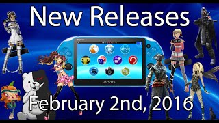 PlayStation Vita New Releases February 2nd 2016 |PSVITA|