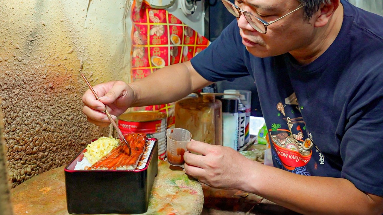 Creating a Life-like Unagi Donburi Fake Food Model / 神奇的食物模型製作 (鰻魚飯) - Plastic Food Craftsman