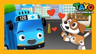 Tayo Has A Dog L Story Book L Learn Street Vehicles L Tayo The Little Bus