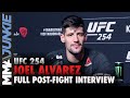 Joel Alvarez explains weight miss after submission win | UFC 254 post-fight interview