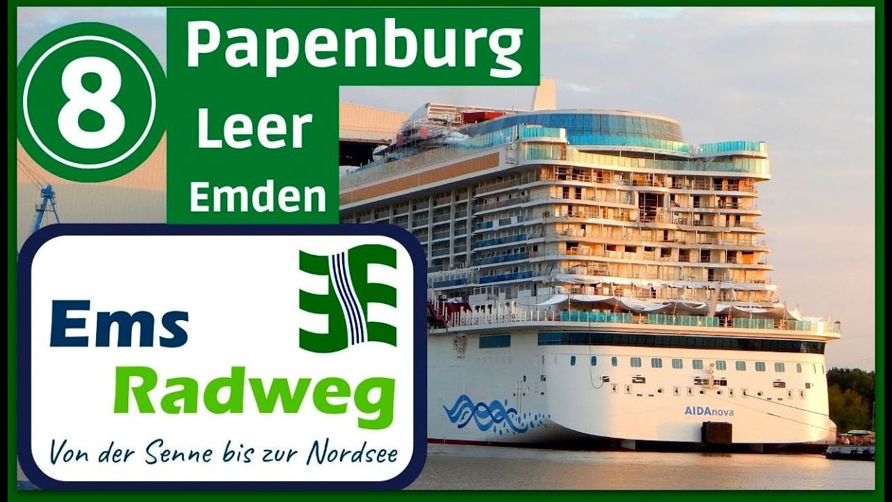 Ems-Radweg bis zur Nordsee 8▶ Papenburg - Leer - Emden [ Radtour Radreise Doku ]