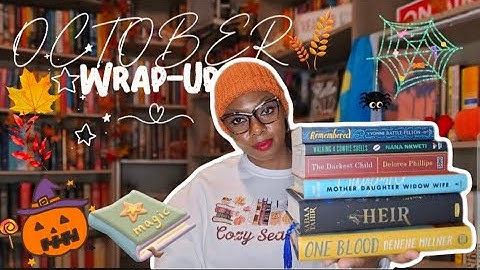 🍂🍁October reading wrap-up || I read 9 books || Plus a surprise 5-star read📚⭐📣✨