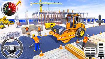 City Road Construction Games - City Construction Simulator - Android Gameplay #3
