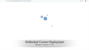 Branching Strategies - Content Deployment to RStudio Connect