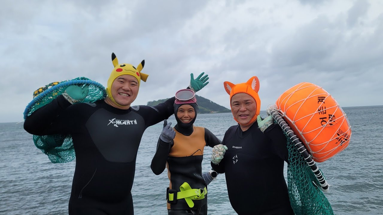 제주도 해남!! 바다에서 직접 딴 오분자기,해물라면 먹방