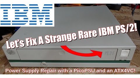 IBM PS/2 E Exploration and Power Supply Repair
