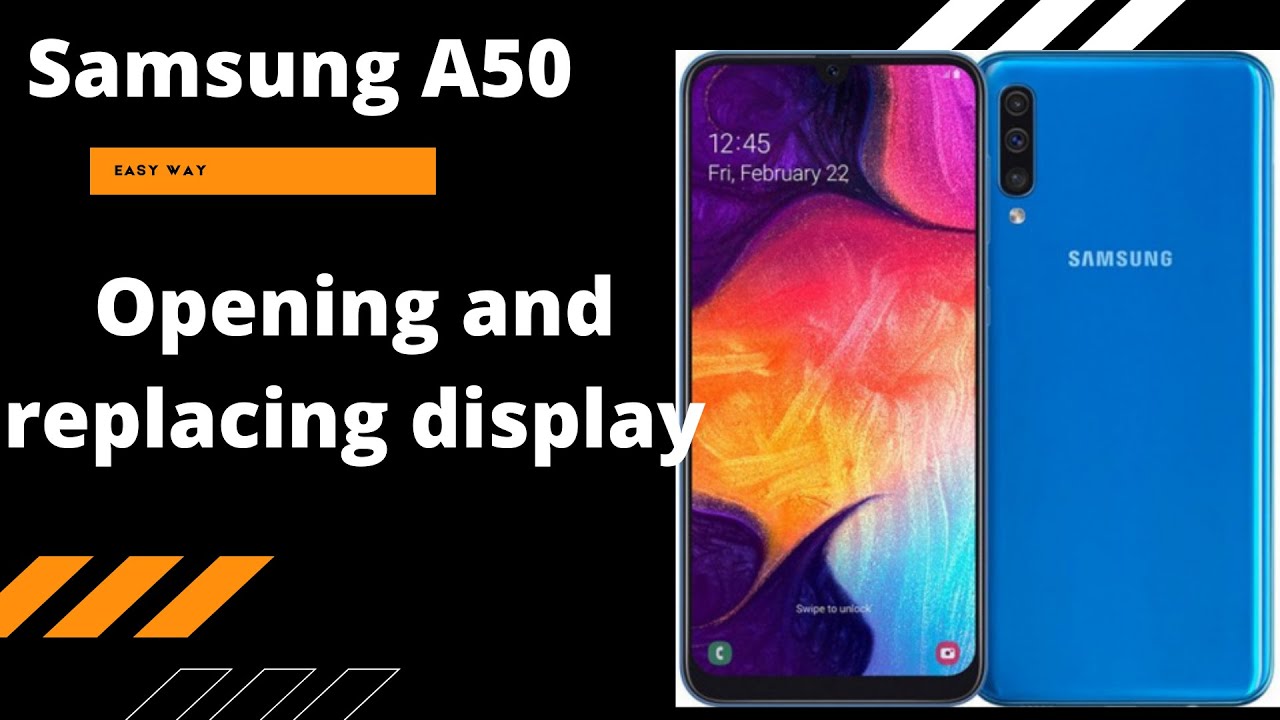 samsung a50 разбор и замена дисплея opening and replacing the display ...