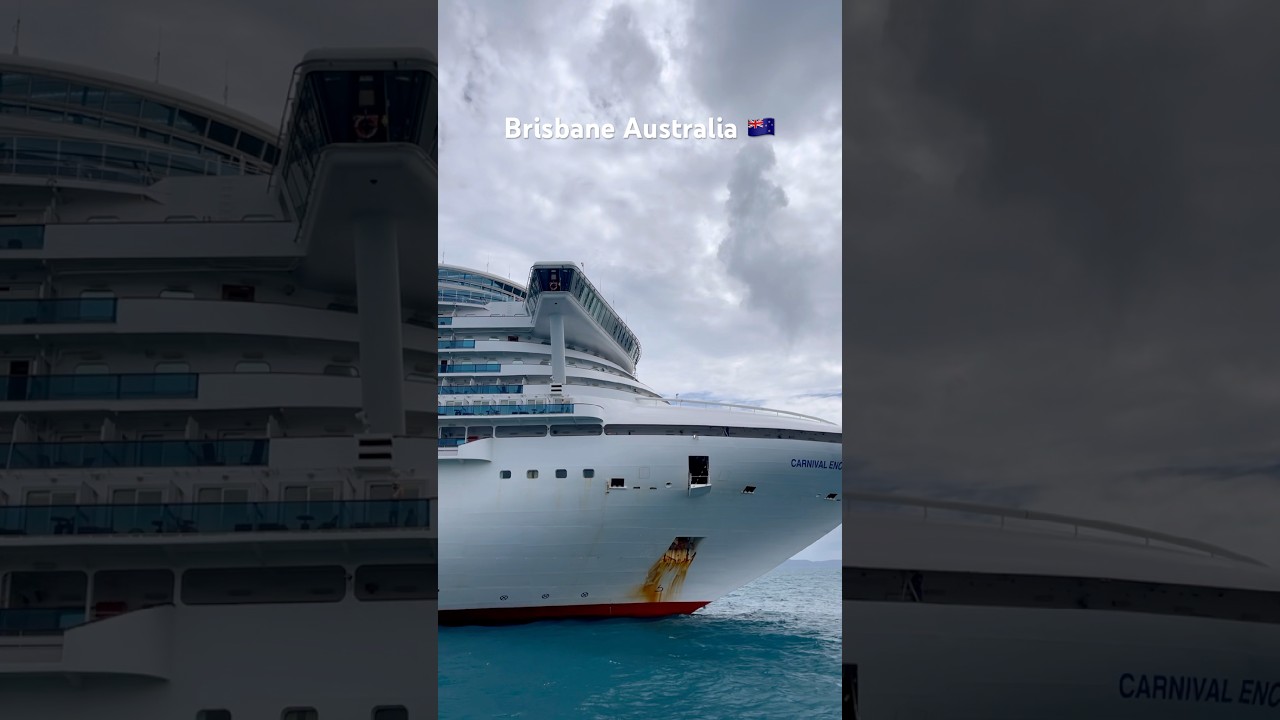 First outing in Brisbane 😍 #brisbane #cruiseship #shiplife